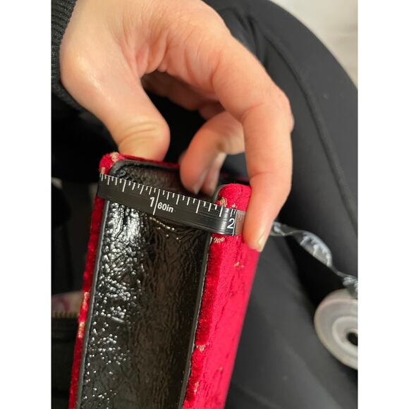 Gucci Dionysus Super Mini Red Velvet Crossbody Bag NWB - Picture 13 of 15